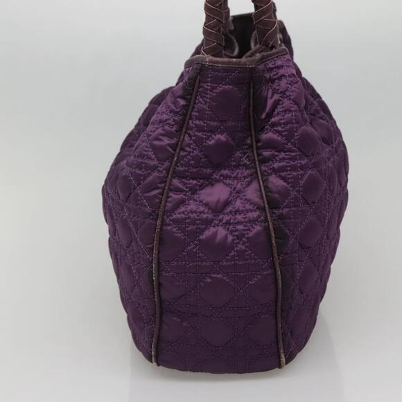 DIOR Canage Tote Bag Nylon Purple Silver - Picture 5 of 12
